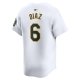 Men's Oakland Athletics Jordan Diaz Nike White Home Limited Player Jersey