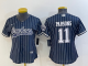 Women's Dallas Cowboys #11 Micah Parsons Navy Stitched Baseball Cool Base Jersey