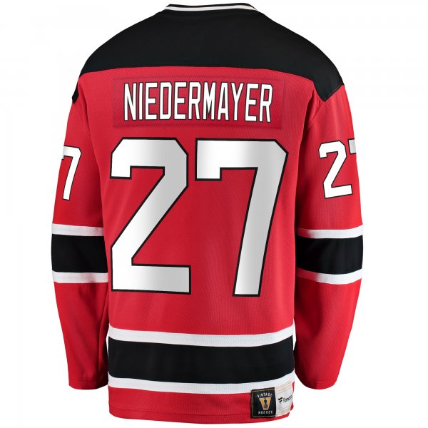 Men's New Jersey Devils Scott Niedermayer Fanatics Red Premier Breakaway Retired Player Jersey