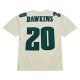 Men's Philadelphia Eagles Brian Dawkins Mitchell & Ness Cream Chainstitch Legacy Jersey