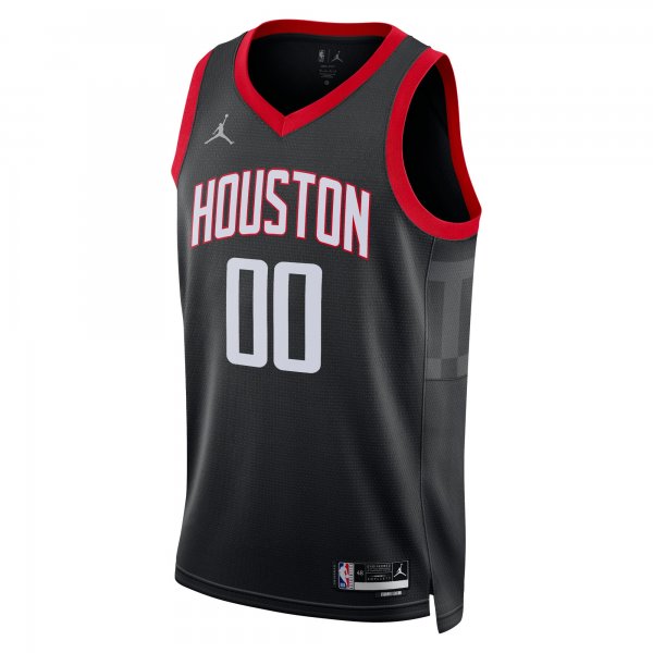 Unisex Houston Rockets Jordan Brand Black 2022/23 Swingman Custom Jersey - Statement Edition