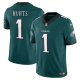 Men's Philadelphia Eagles Jalen Hurts Nike Midnight Green Vapor F.U.S.E. Limited Jersey