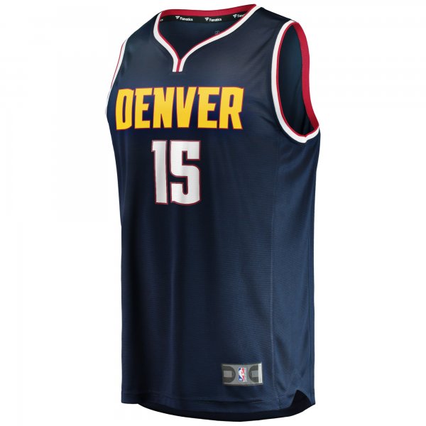 Men's Denver Nuggets Nikola Jokic Fanatics Navy Fast Break Player Jersey - Icon Edition