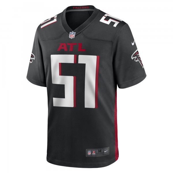 Men's DeAngelo Malone Atlanta Falcons Nike Black Game Player Jersey