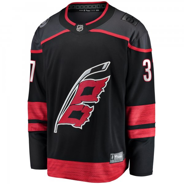 Men's Carolina Hurricanes Andrei Svechnikov Fanatics Black Home Breakaway Jersey