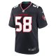 Men's Houston Texans McTelvin Agim Nike  Navy Team Game Jersey