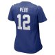 Women's New York Giants Davis Webb Nike Royal Game Player Jersey