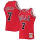 Men's Chicago Bulls Toni Kukoc Mitchell & Ness Red 1997/98 Hardwood Classics Swingman Jersey