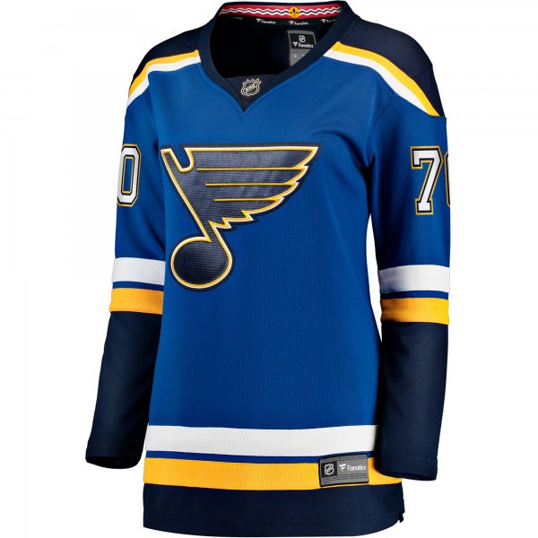 Women's St. Louis Blues Oskar Sundqvist Fanatics Blue Home Breakaway Player Jersey