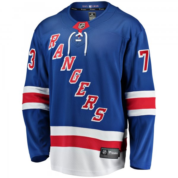 Men's New York Rangers Matt Rempe Fanatics Blue Home Breakaway Jersey