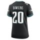 Women's Philadelphia Eagles Brian Dawkins Nike Black Alternate Game Jersey