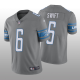 Detroit Lions #6 D'Andre Swift Steel Color Rush Limited Men's Jersey