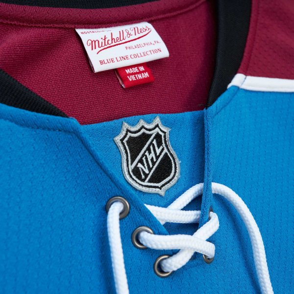 Men's Colorado Avalanche Nathan MacKinnon Mitchell & Ness Blue Big & Tall 2013 Blue Line Player Jersey