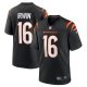 Men's #16 Trenton Irwin Cincinnati Bengals Nike Game Player Black Jersey