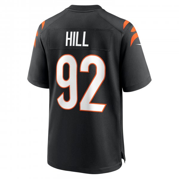 Men's Cincinnati Bengals B.J. Hill Nike Black Game Jersey