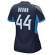 Women's Tennessee Titans Mike Brown Nike  Navy  Game Jersey