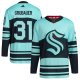 Men's Seattle Kraken Philipp Grubauer adidas Teal Reverse Retro 2.0 Player Jersey