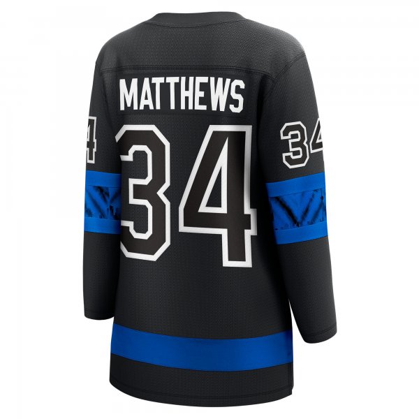 Women's Toronto Maple Leafs Auston Matthews Fanatics Black Alternate Premier Breakaway Reversible Player Jersey