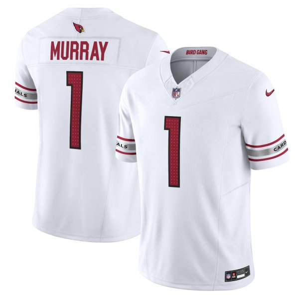 Men's #1 Kyler Murray Arizona Cardinals Nike Vapor F.U.S.E. Limited White Jersey