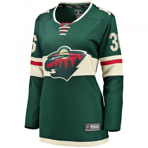 Women's Minnesota Wild Mats Zuccarello Fanatics Green Breakaway Player Jersey