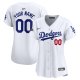 Women's Los Angeles Dodgers Nike White 2024 World Series Champions Home Custom Limited Jersey