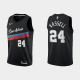 Men's San Antonio Spurs #24 Devin Vassell 2020-21 Black Swingman City Edition Jersey