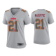 Women's Kansas City Chiefs Trent McDuffie Gray Atmosphere Fashion Game Jersey