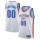 Unisex Oklahoma City Thunder Nike White Swingman Custom Jersey - Association Edition