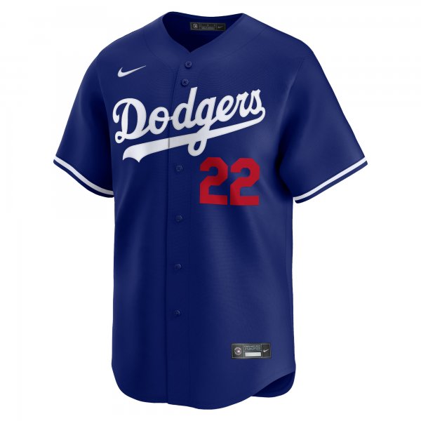 Men's Los Angeles Dodgers Clayton Kershaw Nike Royal Alternate Limited Player Jersey