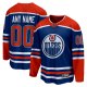 Men's Edmonton Oilers Fanatics Royal Home Breakaway Custom Jersey