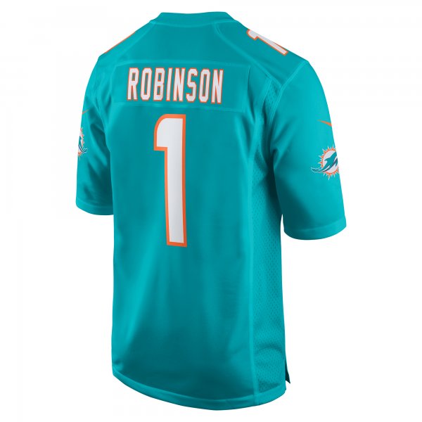 Men's Miami Dolphins Chop Robinson Nike Aqua 2024 NFL Draft First Round Pick Player Game Jersey