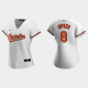 Women's Baltimore Orioles #8 Cal Ripken Jr. White Home Nike MLB Jersey