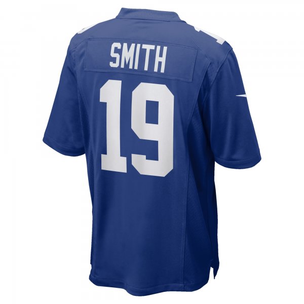 Men's New York Giants Jeff Smith Nike Royal Game Player Jersey