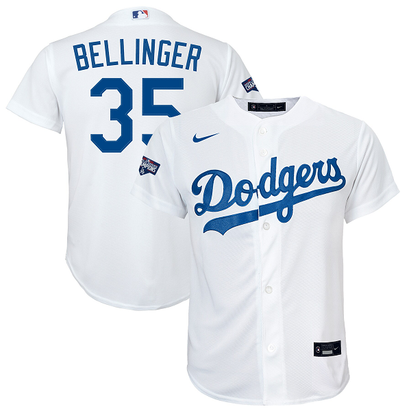 Cody Bellinger Los Angeles Dodgers Nike Youth 2020 World Series Champions Home Player Jersey - White