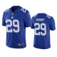 New York Giants #29 Xavier McKinney Blue Vapor Untouchable Limited Men's Jersey