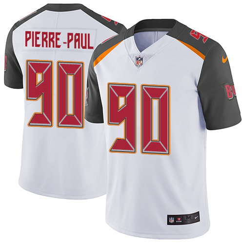 Nike Tampa Bay Buccaneers #90 Jason Pierre-Paul White Men's Stitched NFL Vapor Untouchable Limited Jersey