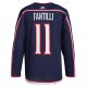 Men's Columbus Blue Jackets Adam Fantilli adidas Navy Home Primegreen Pro Player Jersey