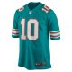 Men's Miami Dolphins Tyreek Hill Nike Aqua Alternate Game Jersey