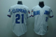 Mitchell And Ness Toronto Blue Jays #21 Roger Clemens Stitched White MLB Jersey