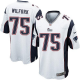 Men's Nike New England Patriots #75 Vince Wilfork White Stitched NFL Game Jersey