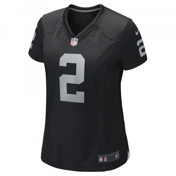 Women's Las Vegas Raiders Daniel Carlson Nike Black Player Game Jersey