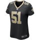 Women's New Orleans Saints Cesar Ruiz Nike Black Game Jersey