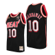 Men's Miami Heat #10 Tim Hardaway 2021 Naismith Hall Of Fame Black Throwback NBA Jersey