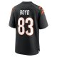 Men's Cincinnati Bengals Tyler Boyd Nike Black Game Jersey