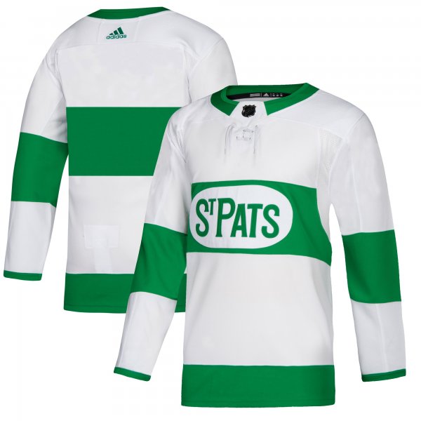 Men's Toronto St. Pats adidas White Jersey