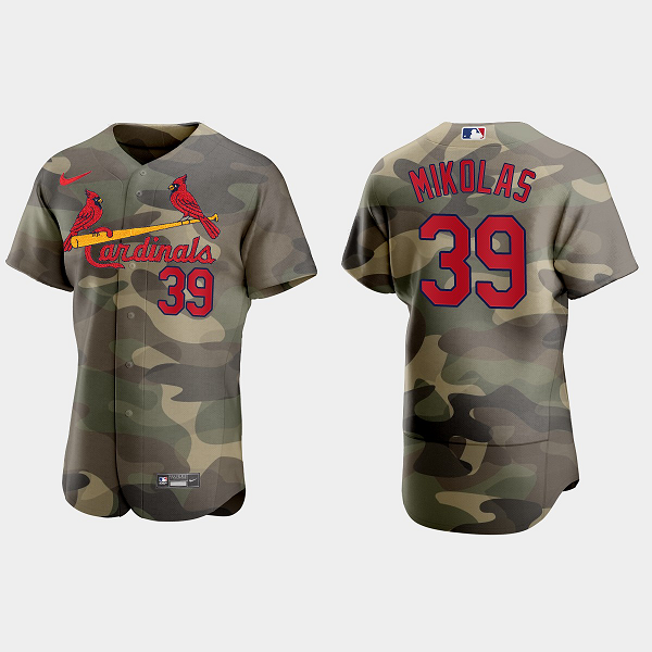 Miles Mikolas St. Louis Cardinals 2021 National Armed Forces Day MLB Jersey - Camo