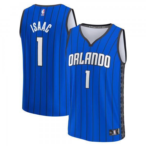 Men's Orlando Magic Jonathan Isaac Fanatics Blue Fast Break Replica Player Jersey - Statement Edition