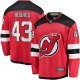 Men's New Jersey Devils Luke Hughes Fanatics Red Home Breakaway Player Jersey