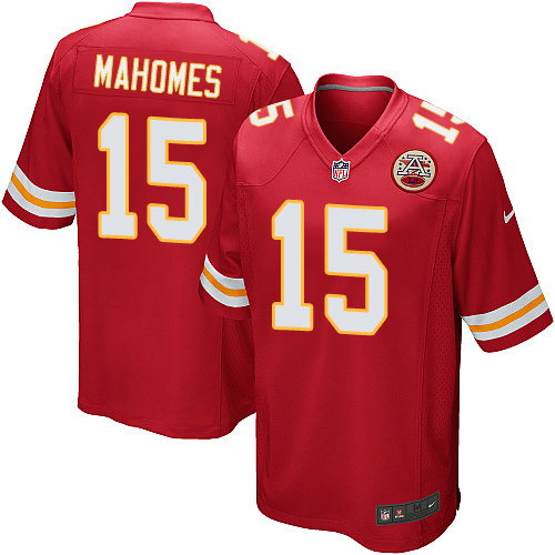 Nike Kansas City Chiefs #15 Patrick Mahomes Red Team Color Youth Stitched NFL Elite Jersey