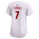 Women's Philadelphia Phillies Trea Turner Nike White Home Limited Player Jersey